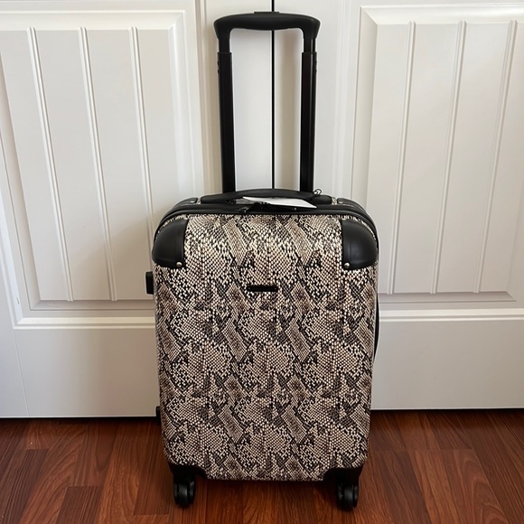 Rebecca Minkoff Handbags - NWT Rebecca Minkoff Pippa Snakeskin Print Suitcase, Luggage, Travel Bag-20”